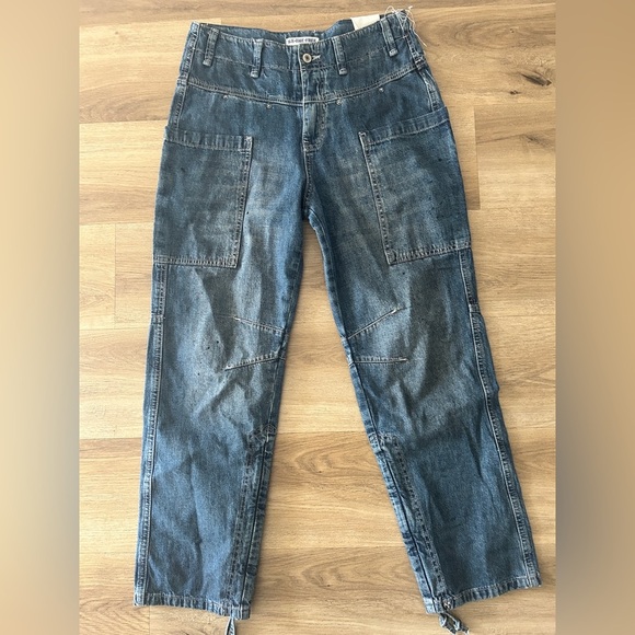 Free People Oasis Denim Crop Jeans, Size: 26- NWOT - Picture 1 of 16